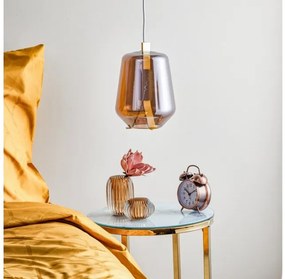 Κρεμαστό Φωτιστικό Οροφής LED 13W Dimmer Φυσητό Γυαλί Μέταλλο Ορείχαλκος Luisa S3 Prandina-1C51000711299-Ροζ 1C51000711299