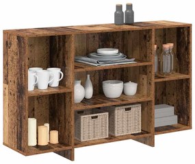vidaXL Πλαϊνό γραφείο Παλαιό ξύλο 120 x 30 x 75 εκ Επεξεργασμένο ξύλο