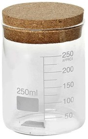 Δοχείο Δοσομετρητής Με Φελλό LOR615K12 150ml Γυάλινο Clear Espiel Glass,Felt