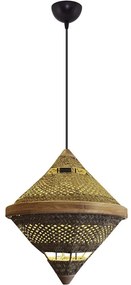 Φωτιστικό Οροφής 701CHD1768 Φ20x120cm 1xE27 24W Oak Opviq
