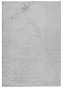 vidaXL Χαλί IZA με Κοντό Πέλος Σκανδιναβική Εμφάνιση Γκρι 120x170 εκ.