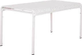 ΤΡΑΠΕΖΙ ΑΛΟΥΜΙΝΙΟΥ RACHEL HM6339.02 ΛΕΥΚΟ 150x80x75Υεκ.