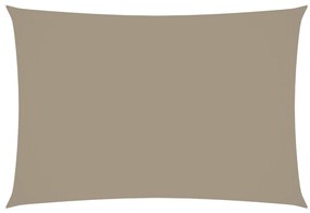 vidaXL Πανί Σκίασης Ορθογώνιο Taupe 3 x 5 μ. από Ύφασμα Oxford