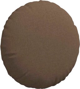 vidaXL Μαξιλάρια καθισμάτων 2 pcs Καφέ Ø80 x 29 εκ ύφασμα