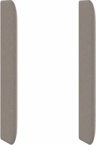 vidaXL Αυτί Κεφαλής Taupe 80 x 16 x 4 εκ. ύφασμα