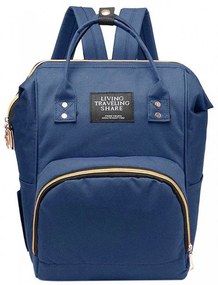 Τσάντα Μωρού Πλάτης B-71 40x24x16 Blue Living Traveling Share Ύφασμα