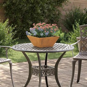 vidaXL Γλάστρα Κήπου 5 pcs Σκ rusty 35 x 35 x 15 εκ.