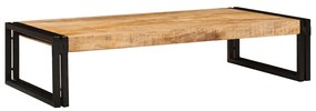 vidaXL Ράφι μπάνιου 100 x 50 x 23 εκ. Μασίφ ξύλο μάνγκο και σίδερο