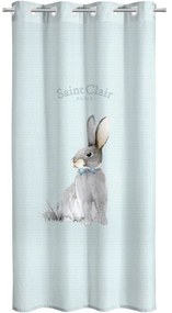 Παιδική Κουρτίνα Με Τρουκς Soft-Touch Lapin Blue 160x240 - Saint Clair