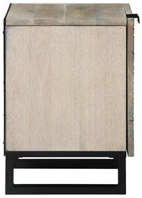 vidaXL Κομοδίνα Φυσικό 40 x 33.5 x 46 εκ