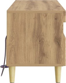 vidaXL Ντουλάπα LED Τηλεόρασης Artisan Δρυς Επεξεργασμένο Ξύλο