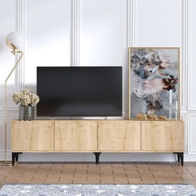 Έπιπλο Τηλεόρασης Δρυς Ζαφείρι NORA 180x35x50