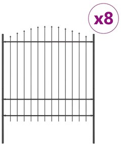 vidaXL Φράχτης Κήπου Γκρι 1360 x 175 εκ.