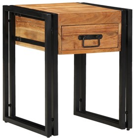 vidaXL Τραπέζι Ξύλινο 40x40x50 εκ. Μασίφ Ακακία
