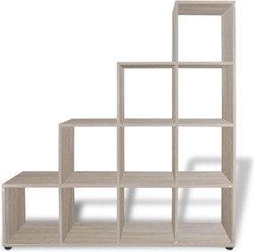 vidaXL Βιβλιοθήκη / Ραφιέρα με Κύβους Χρώμα Δρυς 142 εκ.