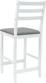 vidaXL Καρέκλες φαγητού 2 pcs Λευκό 40 x 47,5 x 99,5 εκ