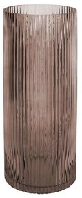 Βάζο Allure PT3679BR 12x12x30cm Brown Present Time Glass