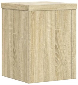 vidaXL Βάσεις Φυτών 2 Τεμ. Sonoma Δρυς 15x15x20 εκ. Επεξεργασμένο Ξύλο