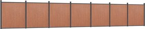 vidaXL Πάνελ Περίφραξης Καφέ 1218 x 186 εκ. από WPC