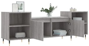 vidaXL Έπιπλο Τηλεόρασης Γκρι Sonoma 160x35x55 εκ. από Επεξεργ. Ξύλο