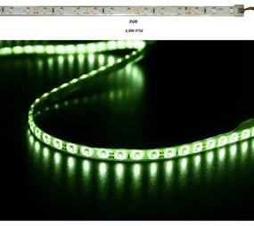 Adeleq Ταινία Led 5 Μέτρα 12Vdc 4.8W Και 60Led Ανά Μέτρο Ip67 Πράσινο 30-320025