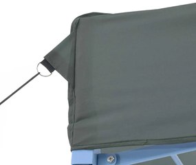 vidaXL Κιόσκι Πτυσσόμενο Επαγγελματικό Ανθρακί 3 x 4 μ. Ατσάλινο