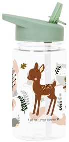 Παγούρι 450ml Με Καλαμάκι Α Little Lovely Company Forest Friends DBFFSA47