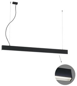 Γραμμικό Κρεμαστό L1700 3000K Μαύρο Microprismatic Dim. Ciba 3916-00170-3-B-M-D4 Viokef-3916-00170-3-B-M-D4-Μαύρο 3916-00170-3-B-M-D4