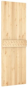 vidaXL Συρόμενη Μεσόπορτα με Μηχανισμό 70 x 210 εκ. Μασίφ Ξύλο Πεύκου