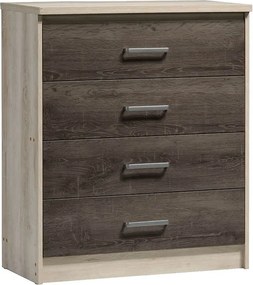 Φοιτητικό πακέτο επίπλων κρεβατοκάμαρας Dwell pakoworld σετ 3τεμ