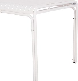 ΤΡΑΠΕΖΙ ΑΛΟΥΜΙΝΙΟΥ RACHEL HM6339.02 ΛΕΥΚΟ 150x80x75Υεκ.