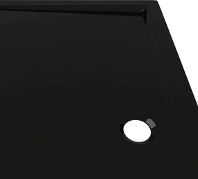 vidaXL Βάση Ντουζιέρας Ορθογώνια Μαύρη 80 x 90 εκ. από ABS