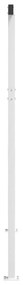 Στύλοι Τέντας Σετ Λευκοί 300 x 245 εκ. από Σίδερο