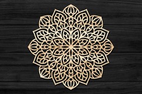 Intra απο ξύλο plywood 3mm-4mm πάχος Τρισδιάστατη Mandala Δίασταση 30x30 cm INTRAFABR-69584405