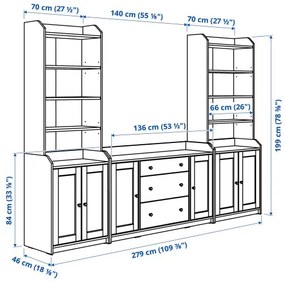 HAUGA σύνθεση αποθήκευσης 093.884.45