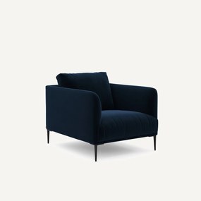 Πολυθρόνα από βελούδο Oscar, σχεδίασης E.Gallina