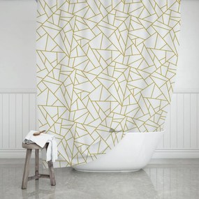 Κουρτίνα Μπάνιου Αδιάβροχη Πολυεστερική Abstract 180x200cm – Estia