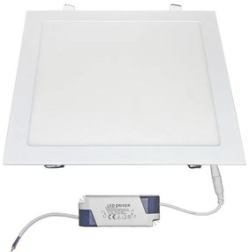 Φωτιστικό PL Χωνευτό 24W SMD Slim Λευκό 4000Κ 21-0252001 Lumen-21-0252001-Λευκό 21-0252001