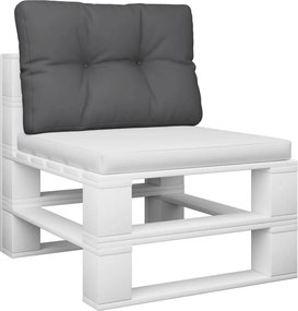 vidaXL Μαξιλάρι Παλέτας Ανθρακί 60 x 40 x 12 εκ. Υφασμάτινο