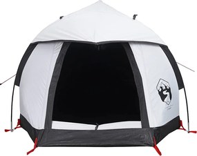 vidaXL Σκηνή Κάμπινγκ 1 Ατόμου Αδιάβροχη Λευκή Ύφασμα Συσκότισης