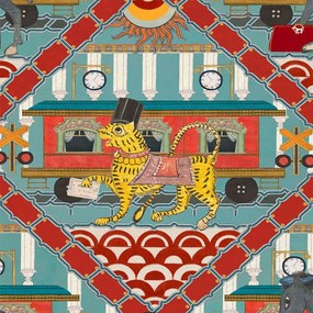 Ταπετσαρία Gare Du Nord WP20772 Multi-Blue MindTheGap 52x900cm