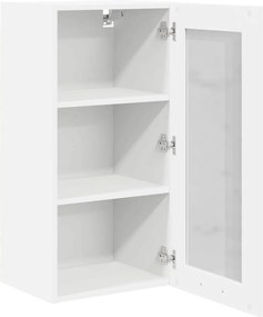vidaXL Κρεμαστό ντουλάπι Λευκό 40 x 31 x 80 εκ. Επεξεργασμένο Ξύλο