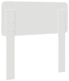 vidaXL Κεφαλάρι με κεφαλάρι Λευκό 90 cm Επεξεργασμένο ξύλο