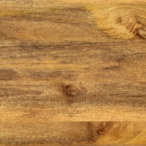 Τραπέζι Κονσόλα 110 x 40 x 76 εκ. από Μασίφ Ξύλο Μάνγκο/Σίδερο - Καφέ