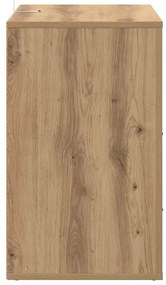 vidaXL Κομοδίνο artisan δρυς 50 x 36 x 60 εκ. Επεξεργασμένο ξύλο