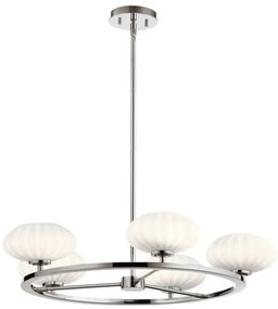 Πολυέλαιος Κρεμαστό Φωτιστικό 5xG9 IP44 Pim Quintiesse Elstead Lighting-QN-PIM5-PC-Χρώμιο QN-PIM5-PC