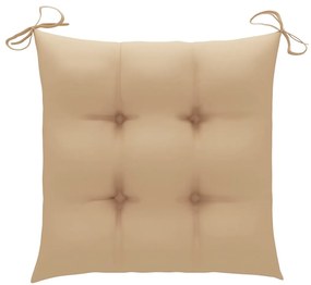 vidaXL Καρέκλες Κήπου 8 τεμ. από Μασίφ Ξύλο Ακακίας με Μαξιλάρια