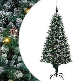 vidaXL Τεχνητό Χριστουγεννιάτικο Δέντρο με 300 LED Πράσινο 180 cm
