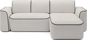 Γωνιακός καναπές Umbert-Leuko-Δεξιά - 287.00Χ190.00Χ88.00cm
