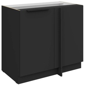 Επιδαπέδιο ντουλάπι Arianna 105 ND 1F BB-Μαύρο